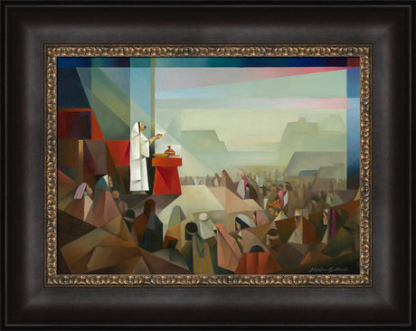 Sacrament in the Americas - framed giclee canvas