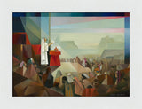 Sacrament in the Americas - framed giclee canvas