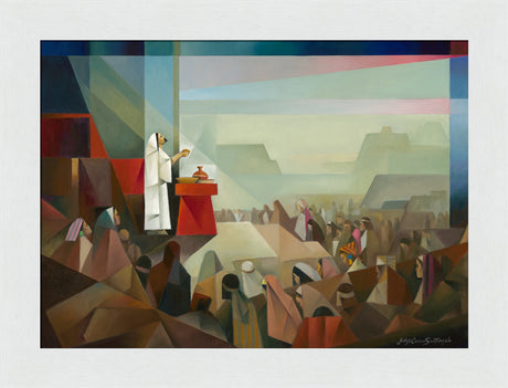 Sacrament in the Americas - framed giclee canvas