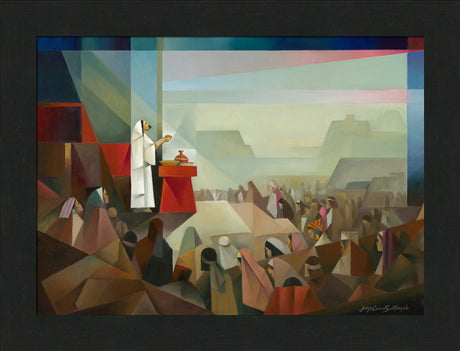 Sacrament in the Americas - framed giclee canvas