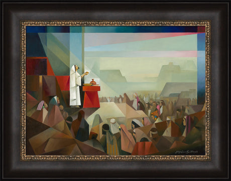 Sacrament in the Americas - framed giclee canvas