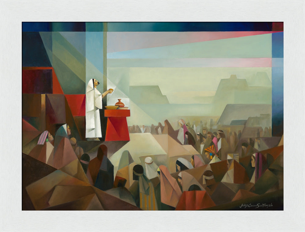 Sacrament in the Americas - framed giclee canvas