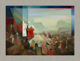 Sacrament in the Americas - framed giclee canvas