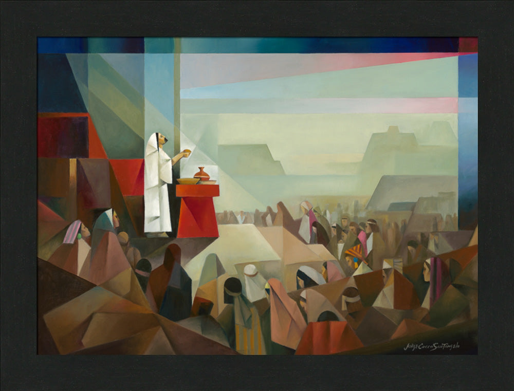 Sacrament in the Americas - framed giclee canvas