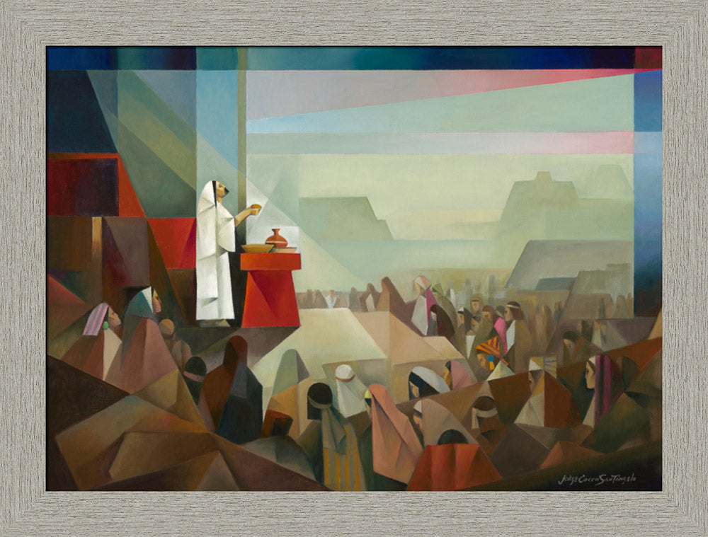 Sacrament in the Americas - framed giclee canvas