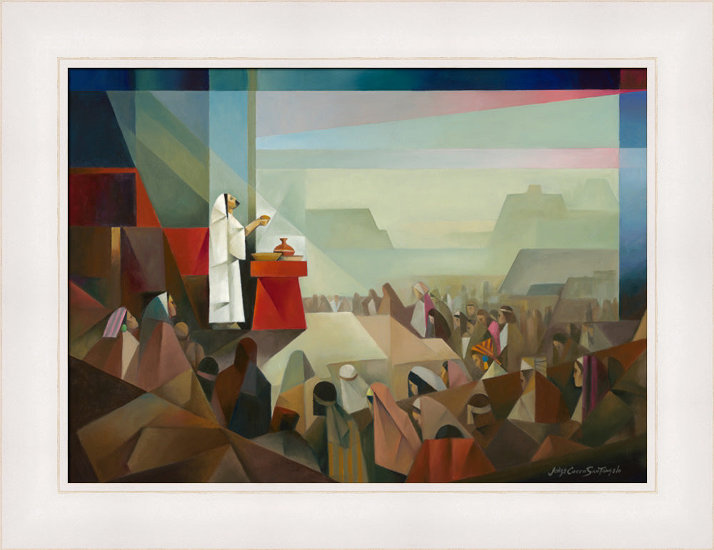 Sacrament in the Americas - framed giclee canvas