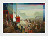 Sacrament in the Americas - framed giclee canvas