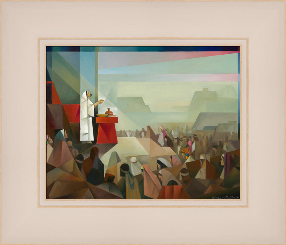 Sacrament in the Americas - framed giclee canvas