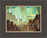 La Visita - framed giclee canvas