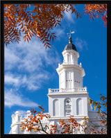 St. George Temple - House of the Lord - framed giclee canvas