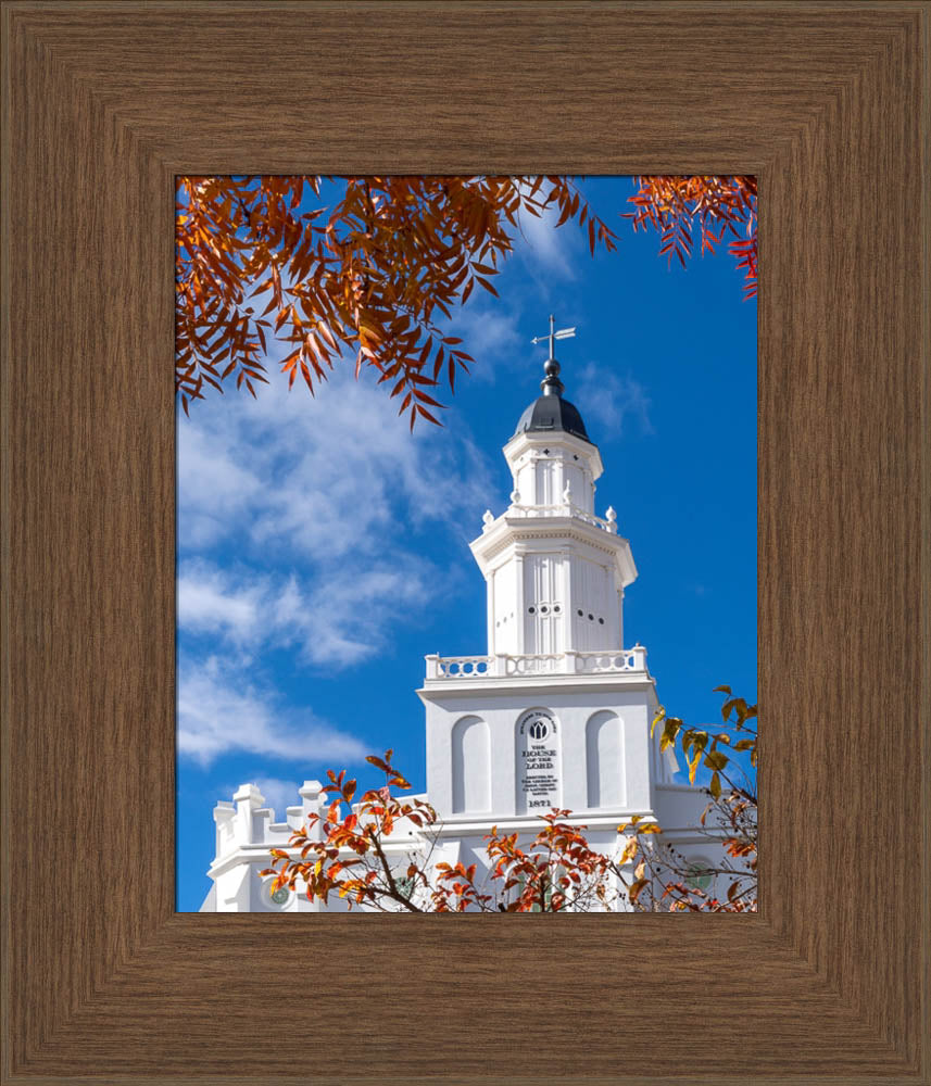 St. George Temple - House of the Lord - framed giclee canvas