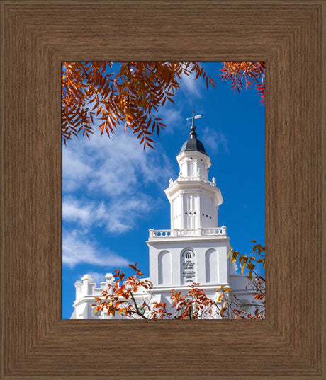 St. George Temple - House of the Lord - framed giclee canvas