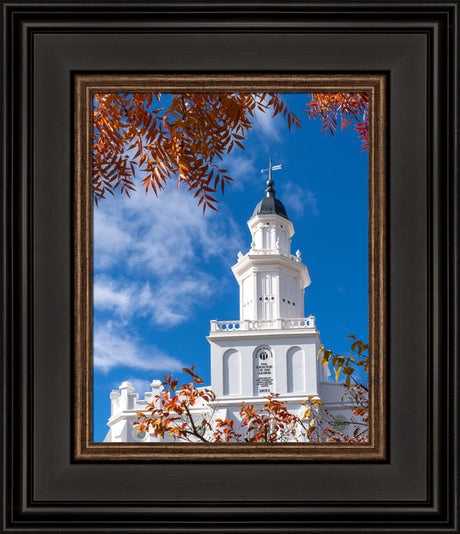 St. George Temple - House of the Lord - framed giclee canvas