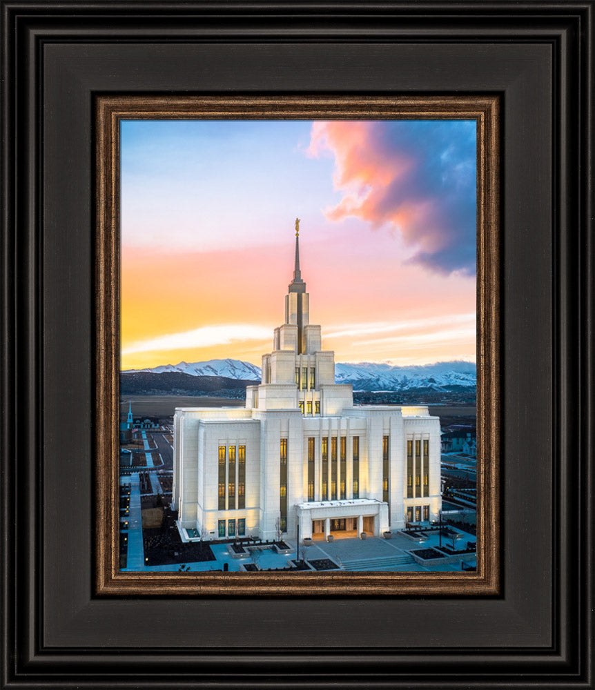 Saratoga Springs Temple - Brightly Beams by Jeff Beck | Altus Fine Art