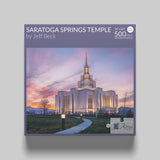 Saratoga Springs Temple 16x20 jigsaw puzzle 500 pieces