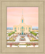 Red Cliffs Temple - New Beginnings - framed giclee canvas