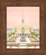 Red Cliffs Temple - New Beginnings - framed giclee canvas