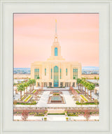 Red Cliffs Temple - New Beginnings - framed giclee canvas