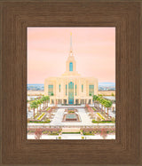 Red Cliffs Temple - New Beginnings - framed giclee canvas