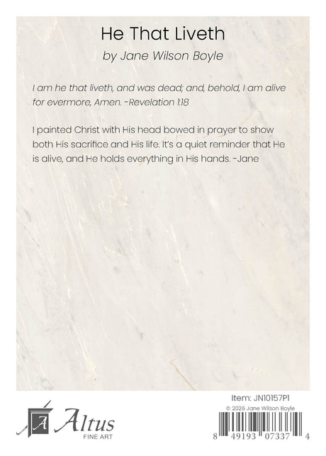 Artistic depiction of a religious theme with text and branding at the bottom.