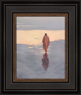 Jesus Christ walking on water.