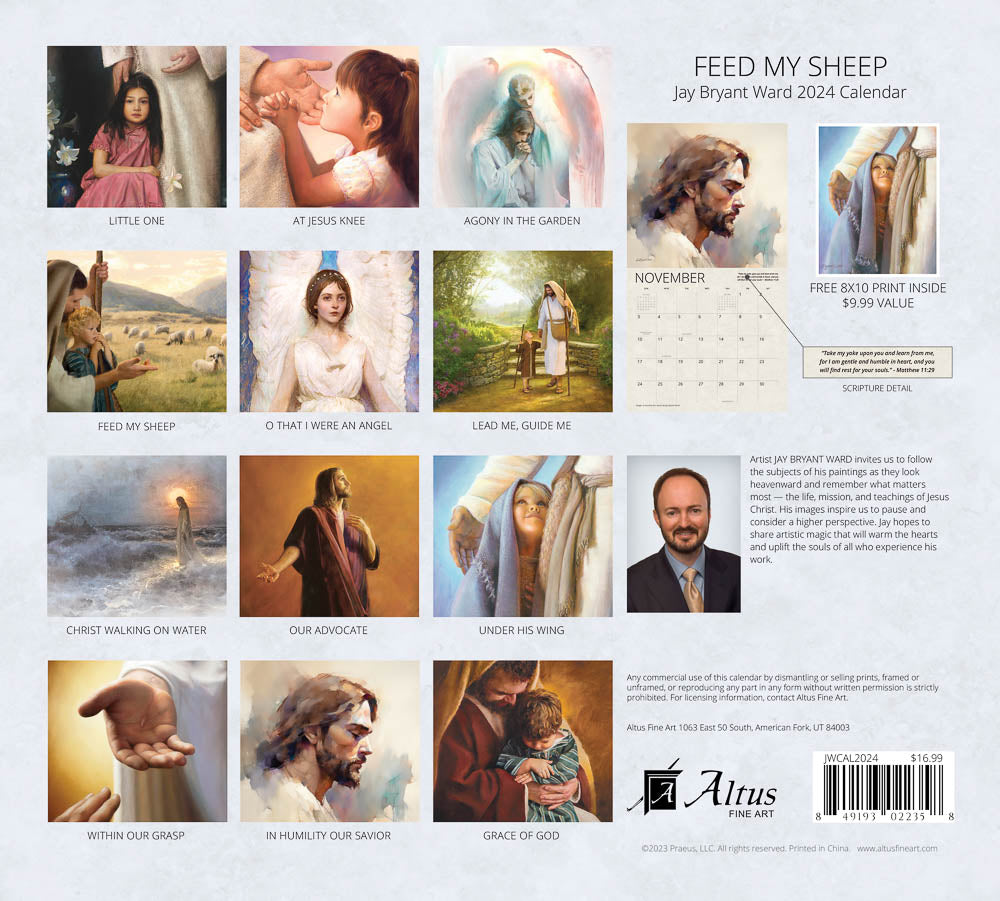 Feed My Sheep Jay Bryant Ward 2024 Calendar