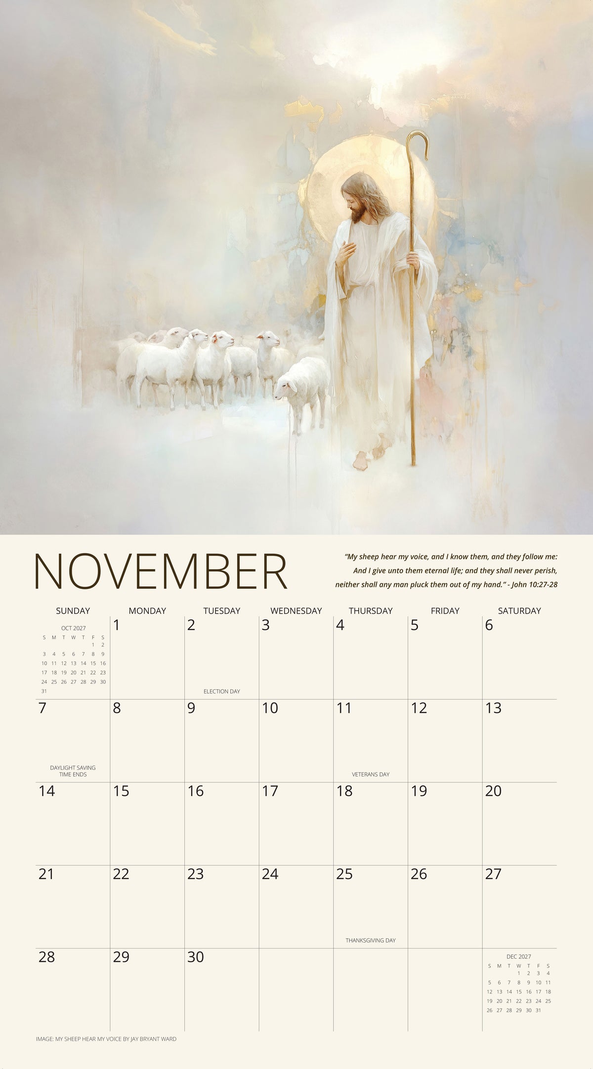 Heavenly Peace Jay Bryant Ward 2027 Calendar