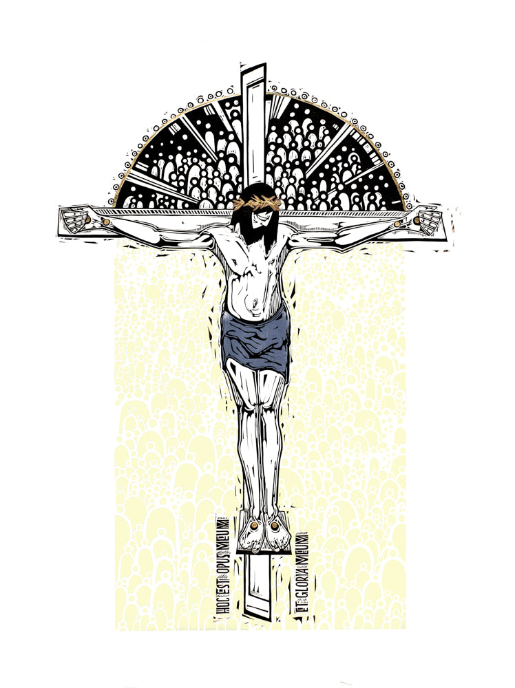 An image of Jesus Christ on the cross.