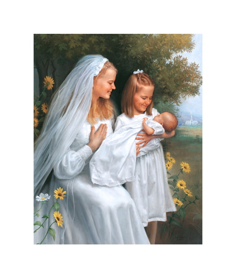 Three White Dresses