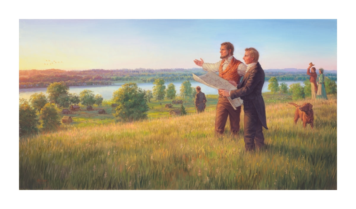 Israel Barlow with Joseph Smith