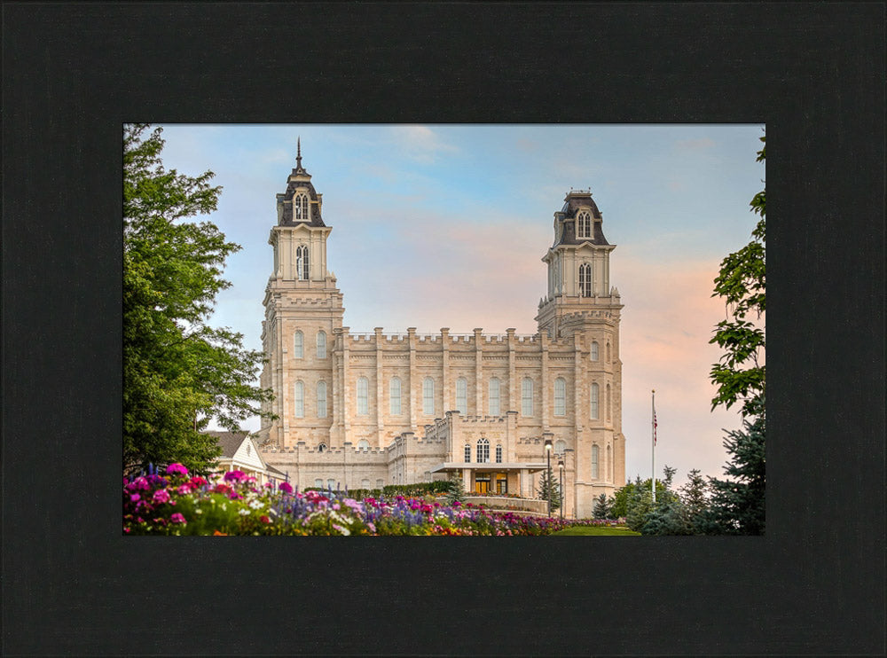 Manti Temple - Flower Garden