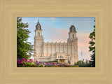 Manti Temple - Flower Garden by Kyle Woodbury