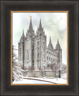 Salt Lake Temple - Snowy View by Kyle Woodbury