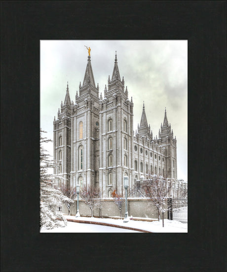 Salt Lake Temple - Snowy View
