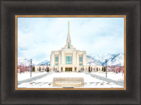 Ogden Temple - Snowy Mountains by Kyle Woodbury