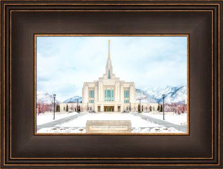 Ogden Temple - Snowy Mountains by Kyle Woodbury