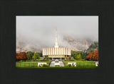 Provo Temple - Fall Fog