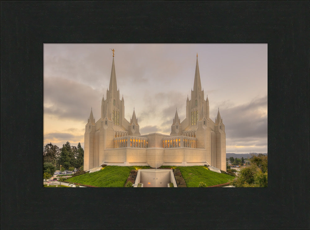 San Diego Temple - Evening Sunset