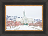 Bountiful Temple - In the Snow by Kyle Woodbury