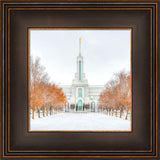 Mount Timpanogos Temple - First Snowstorm by Kyle Woodbury