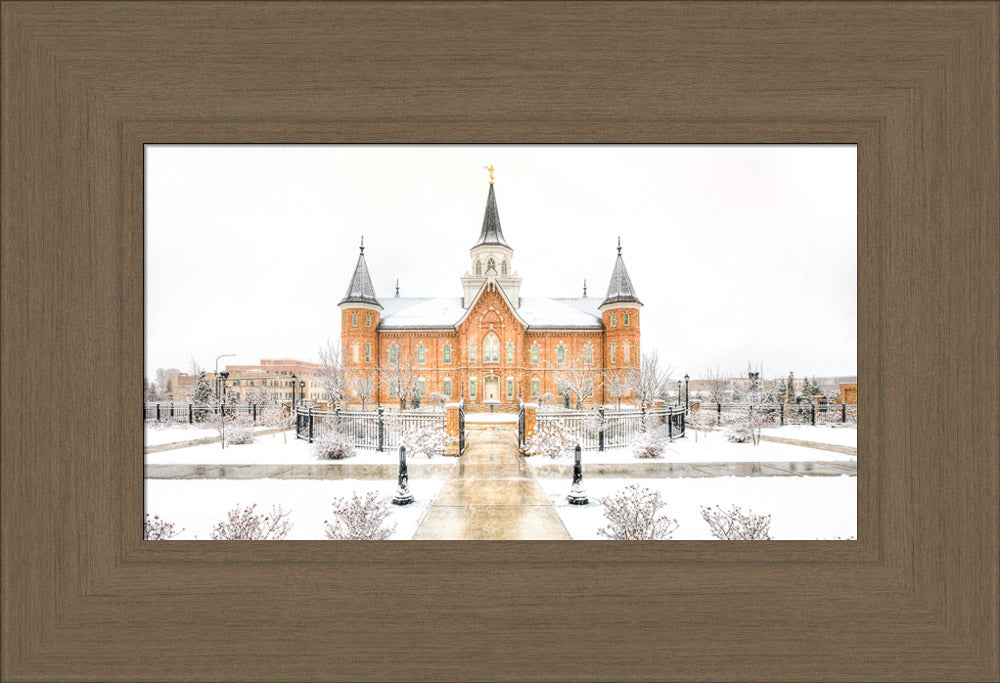 Provo City Center Temple - Snowstorm by Kyle Woodbury