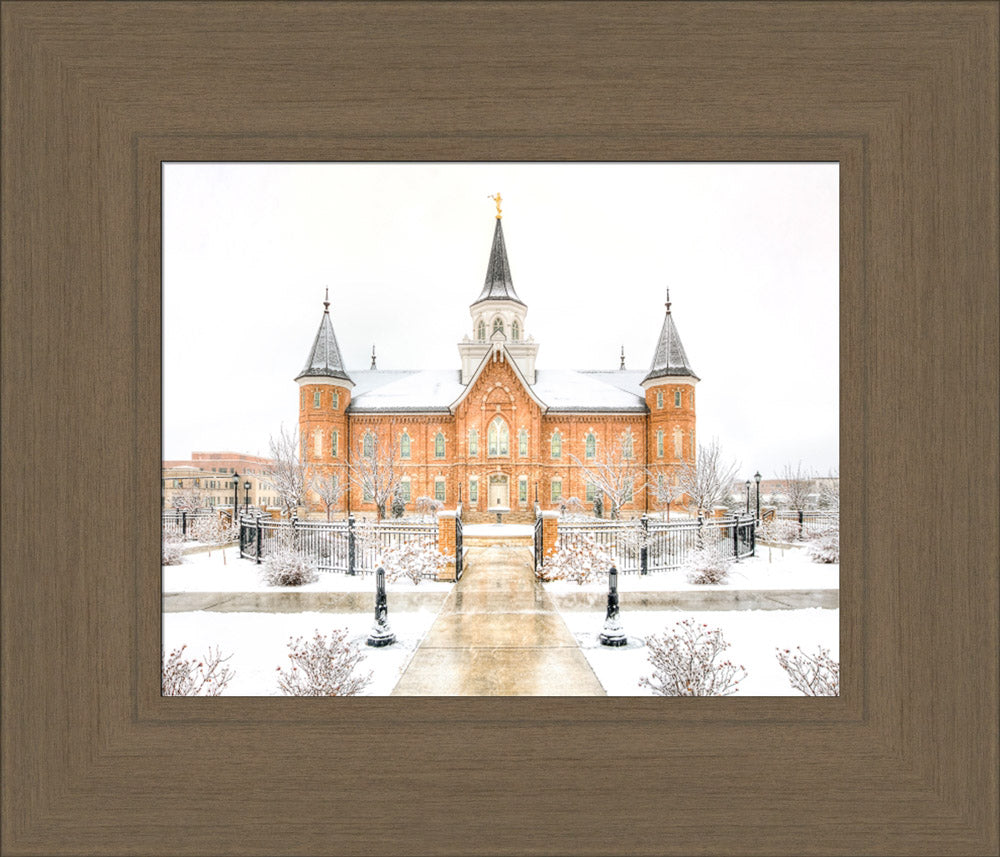 Provo City Center Temple - Snowstorm by Kyle Woodbury