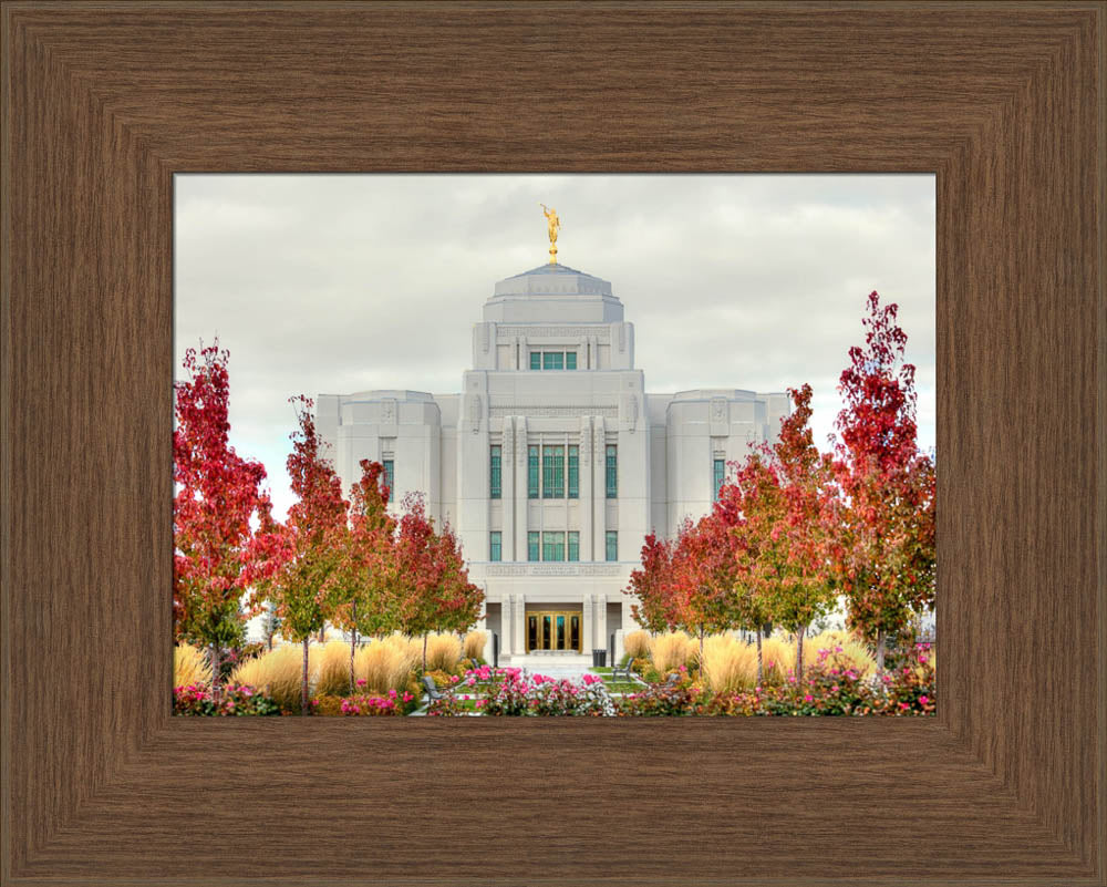 Meridian Temple - Fall Colors by Kyle Woodbury