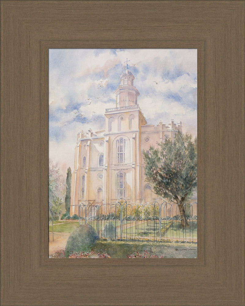 St. George Temple by Laura Wilson