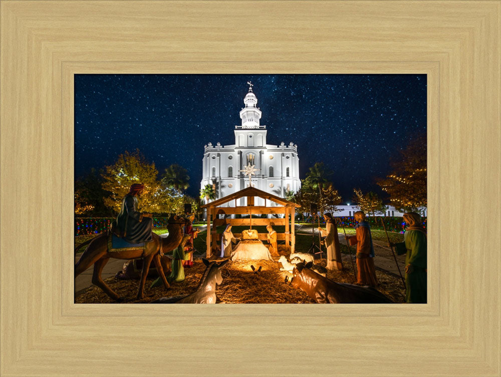 St. George Temple - Christmas Nativity by Lance Bertola