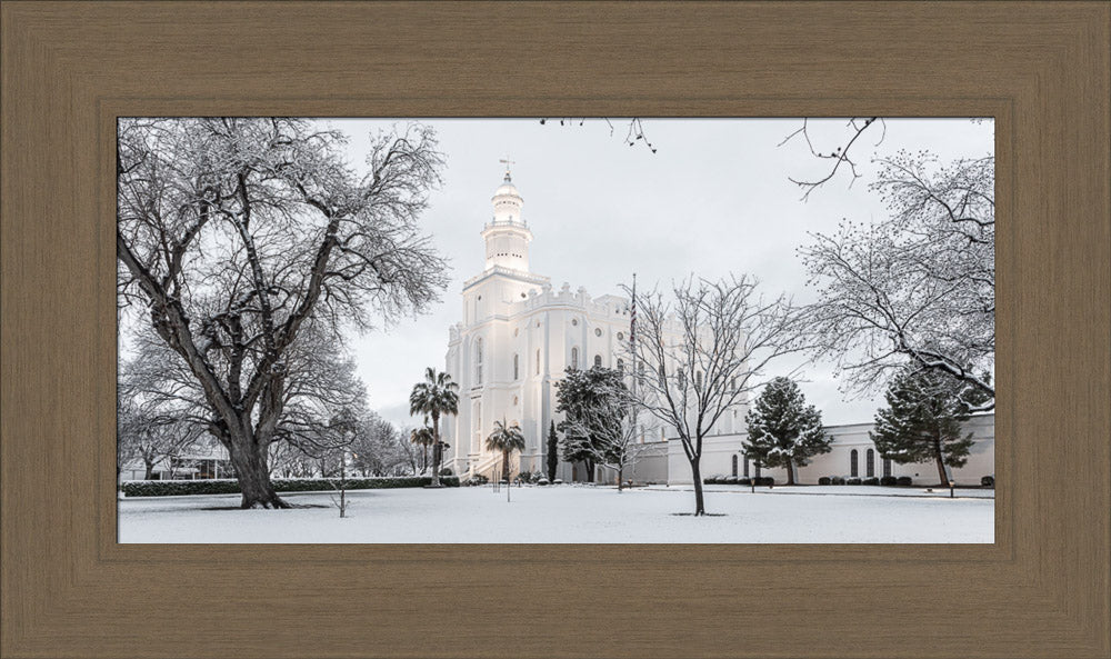 St. George Temple - Winter Storm