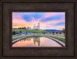 Manti Utah Temple - Reflection Pool by Lance Bertola
