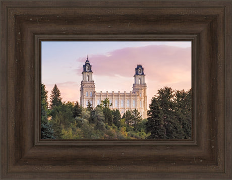 Manti Utah Temple - Summer Sunset by Lance Bertola