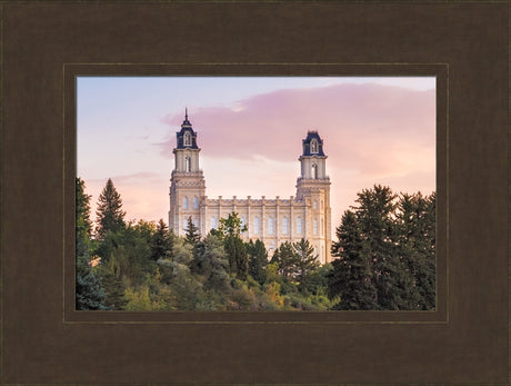 Manti Utah Temple - Summer Sunset by Lance Bertola