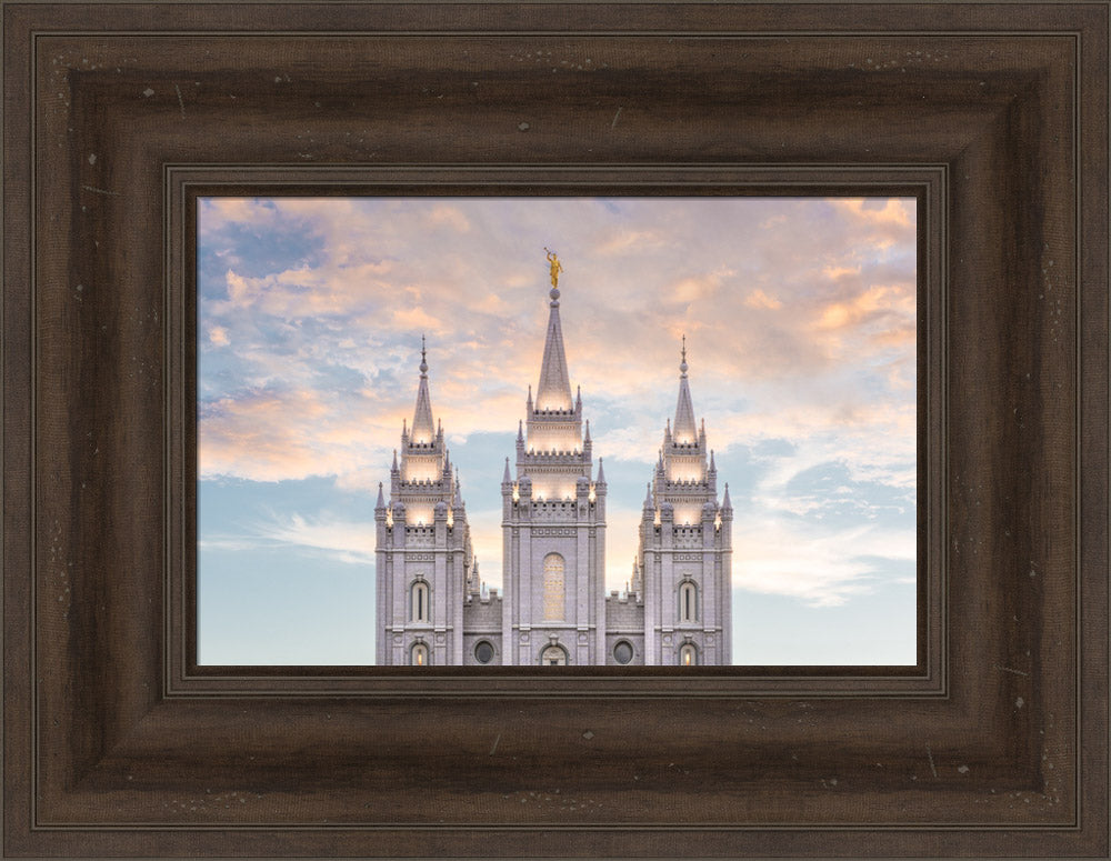 Salt Lake City Utah Temple - Guiding Lights by Lance Bertola